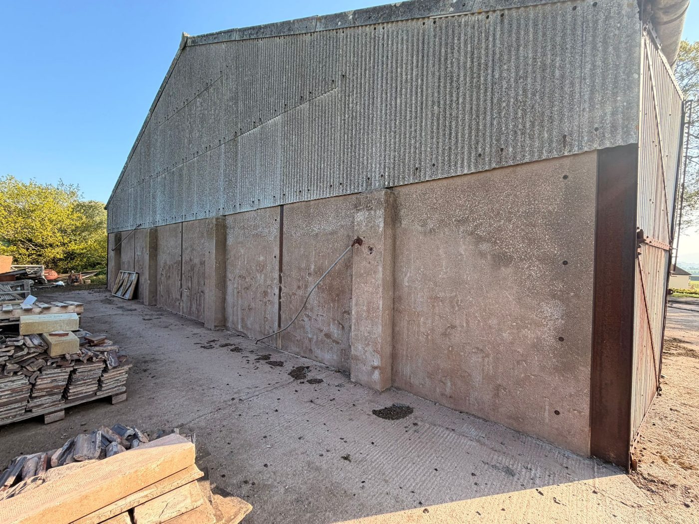 Agricultural Barn Wall Sandblasting and Restoration