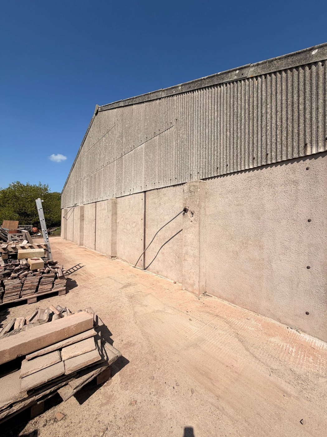 Agricultural Barn Wall Sandblasting and Restoration